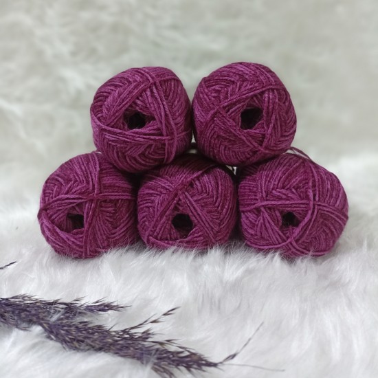 500 gr %70 Superwash Wool  Ebruli İhraç  El Örgü İpi - Fuşya Melanj