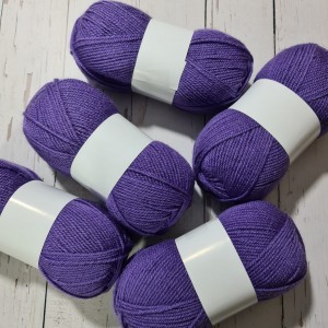 500 gr  Nako Outlet  - Wool El örgü İpi : Mor