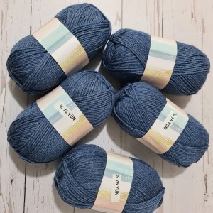 500 gr  Nako Outlet  - Wool El örgü İpi  - Denim Mavisi